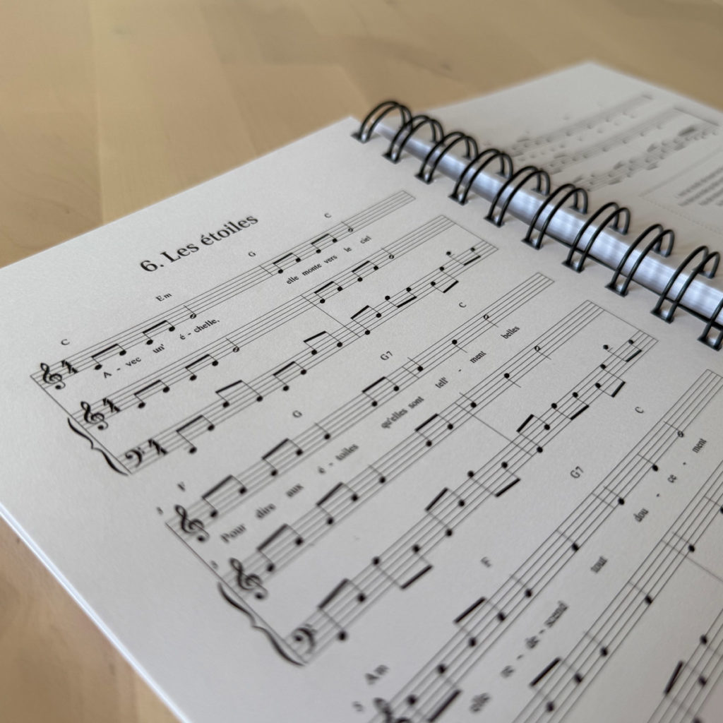 partition de chant et piano