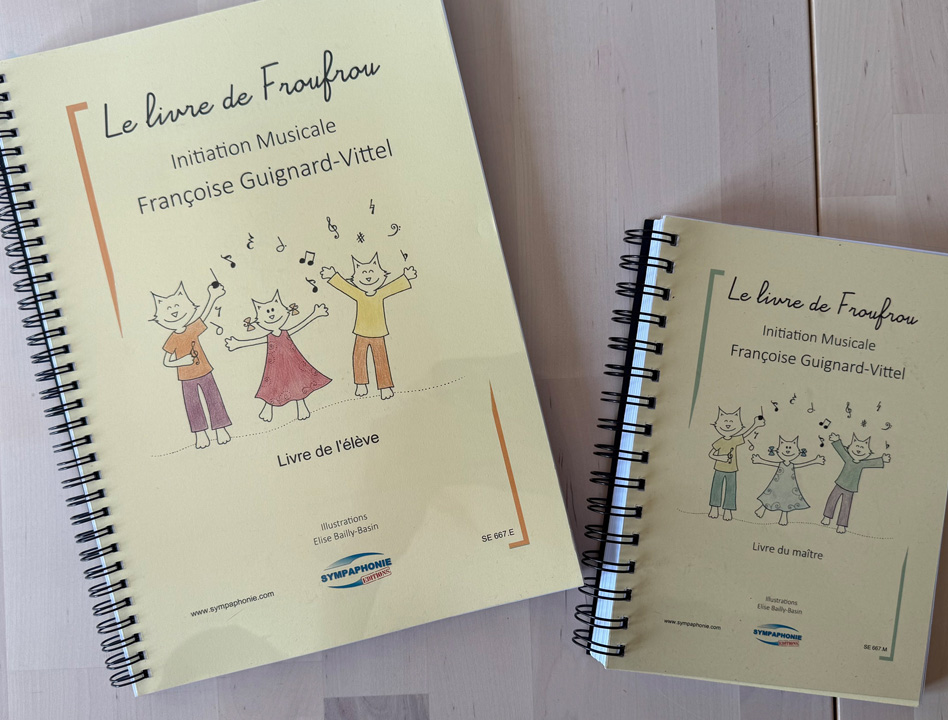 le livre de froufrou, initiation musicale : livre du maître et livre de l'élève